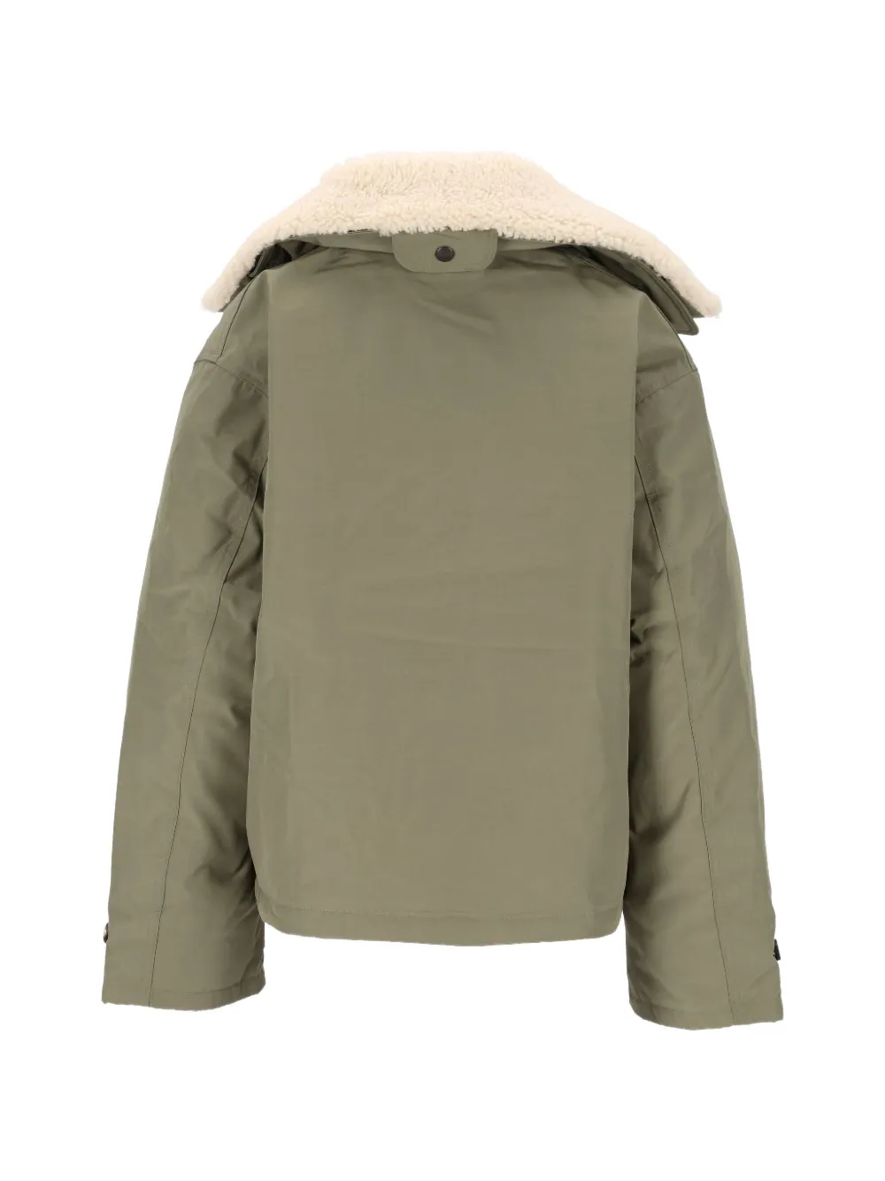 Canada Goose Scout jack met lammy kraag en klepzak Groen
