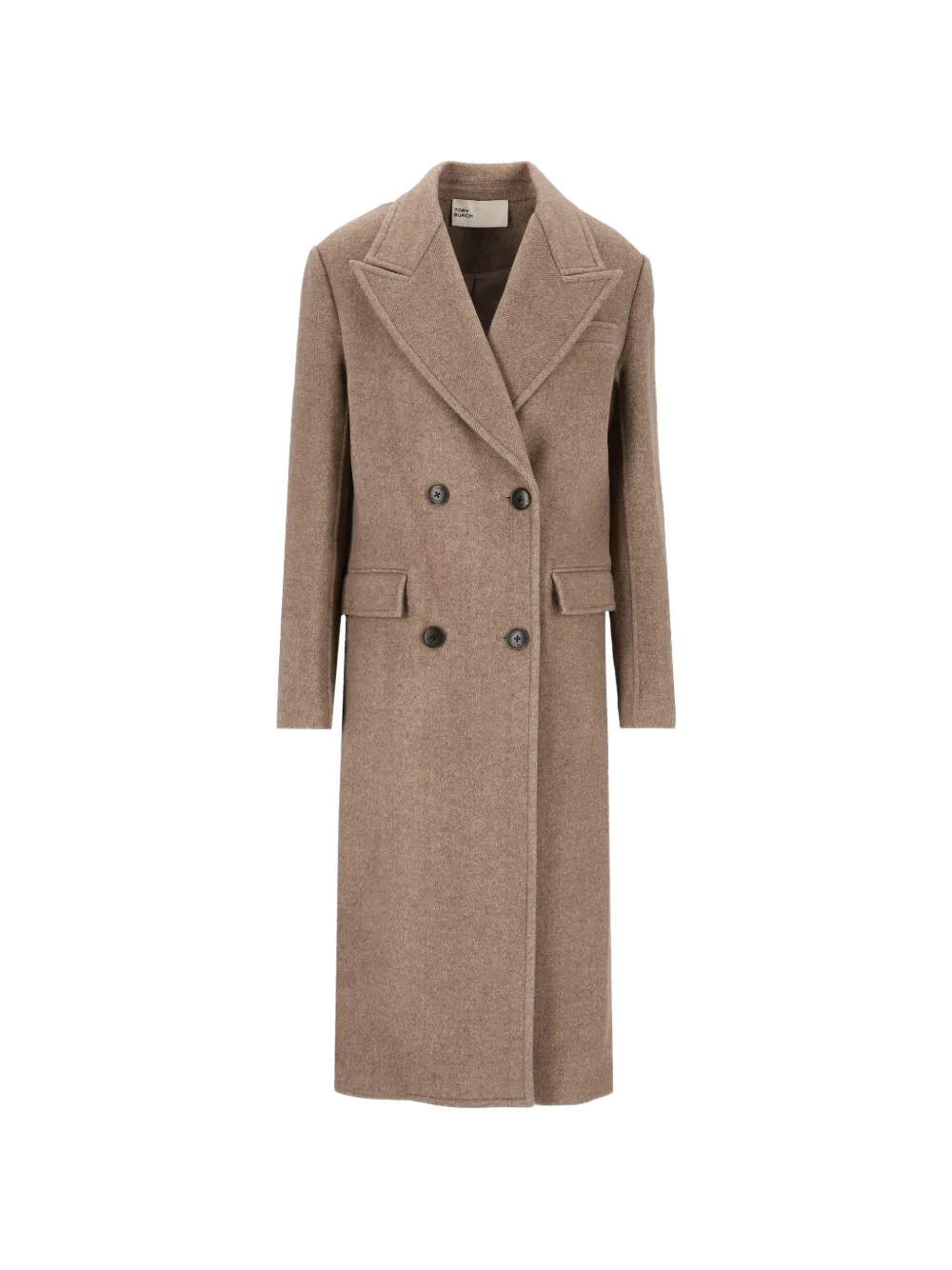 Tory Burch double breasted wool coat - Nude