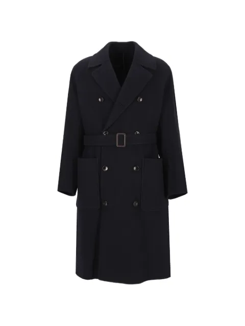 Emporio Armani double-breasted boiled wool coat hong kong capsule collection
