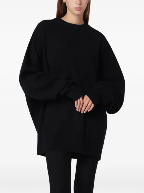 extreme cashmere oversized crew-neck sweater