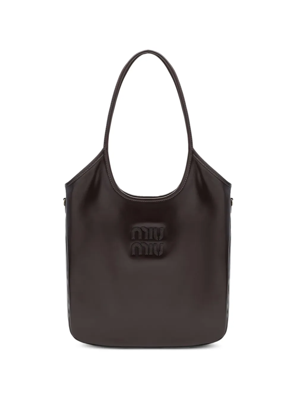 Miu Miu Ivy leather bag - Marrone