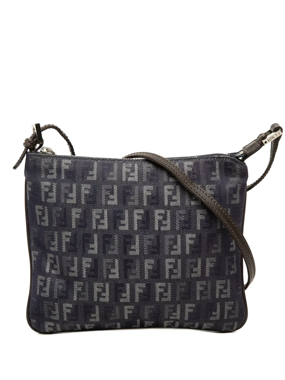 Fendi Pre-Owned 2000-2010 Zucchino Denim crossbody bag - Blue