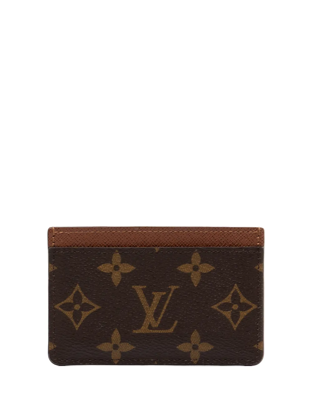 Louis Vuitton Pre-Owned 2021-2026 Monogram card holder - Marrone