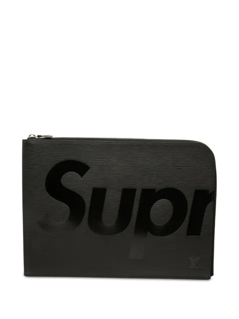 Louis Vuitton Pre-Owned 2017 Supreme Epi Pochette Jour GM clutch bag