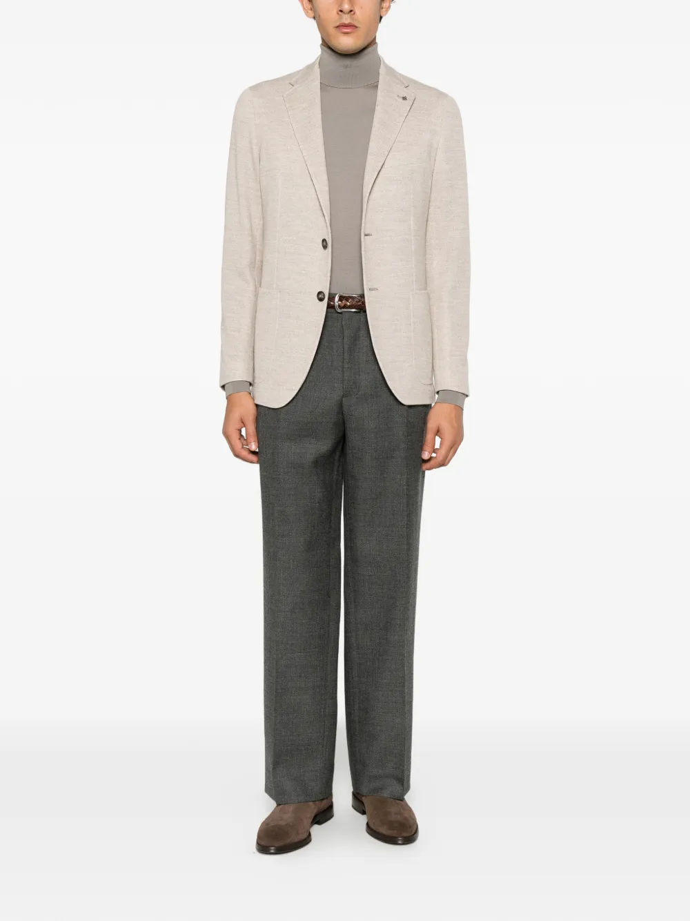 Tagliatore single-breasted blazer Beige