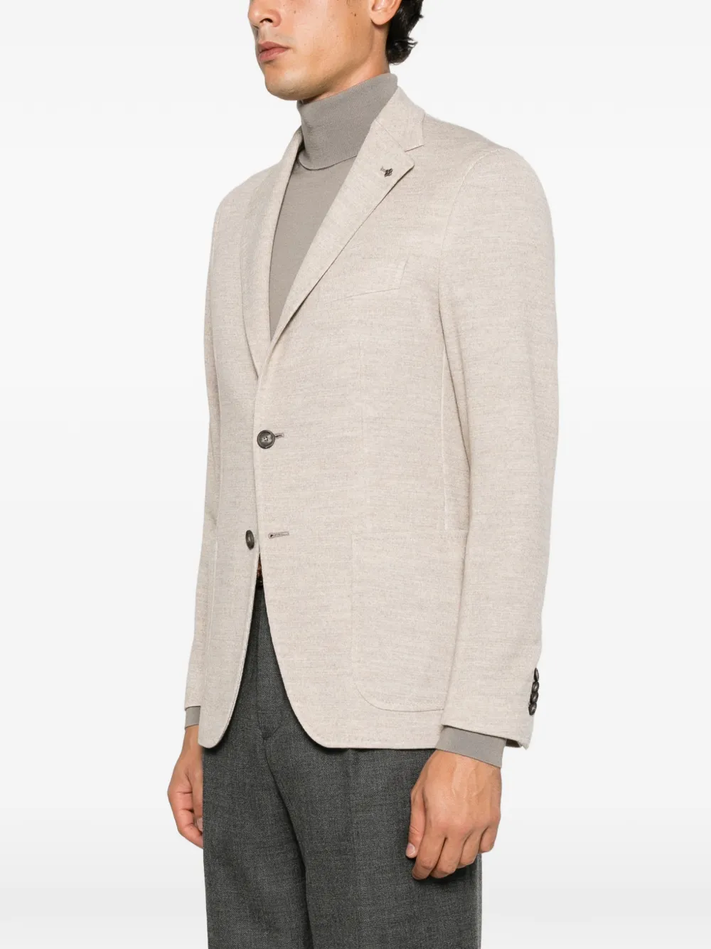 Tagliatore single-breasted blazer Beige
