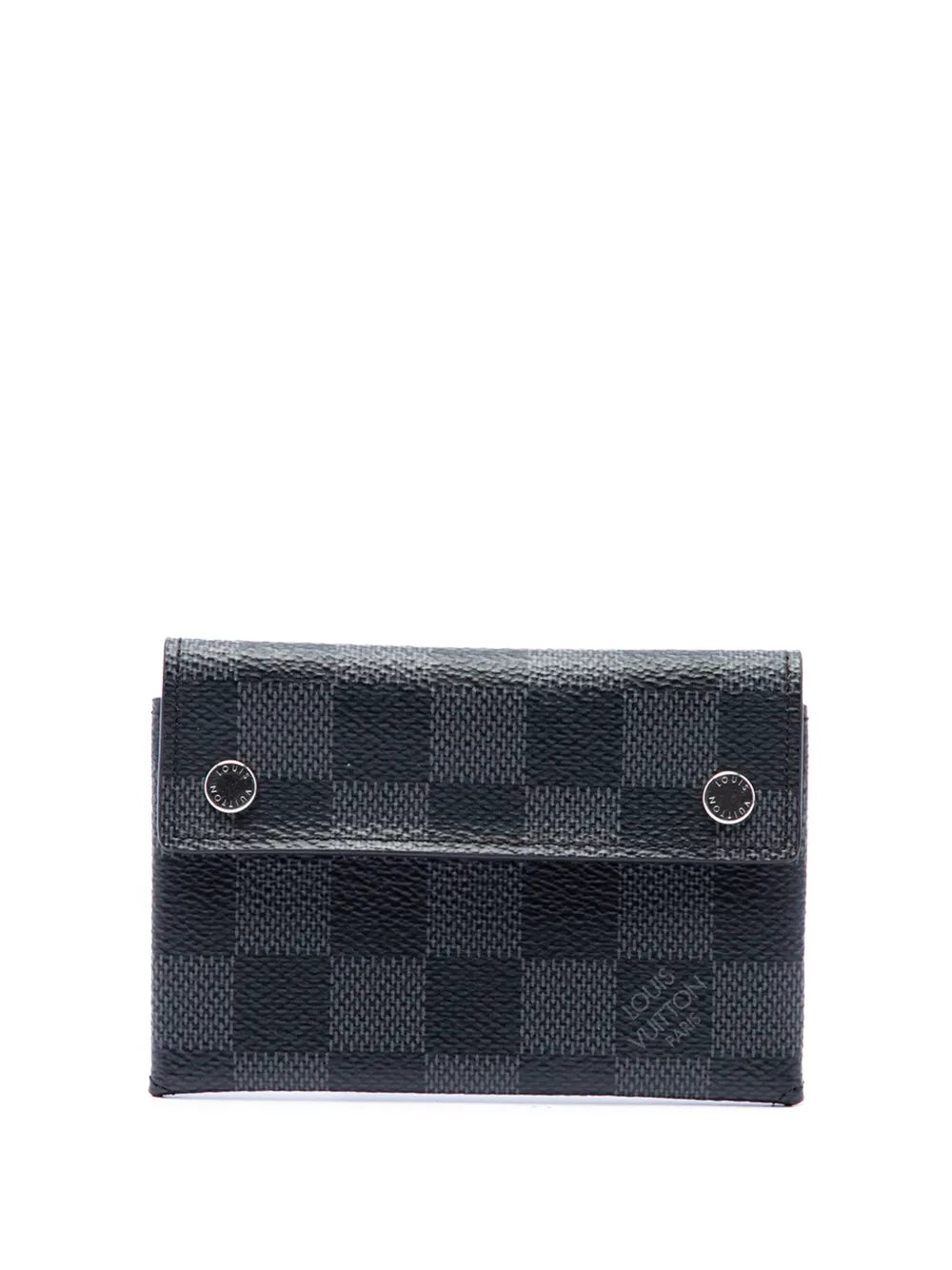 Louis Vuitton Pre-Owned 2020 Damier Graphite Compact Modulable Wallet small wallets - Nero