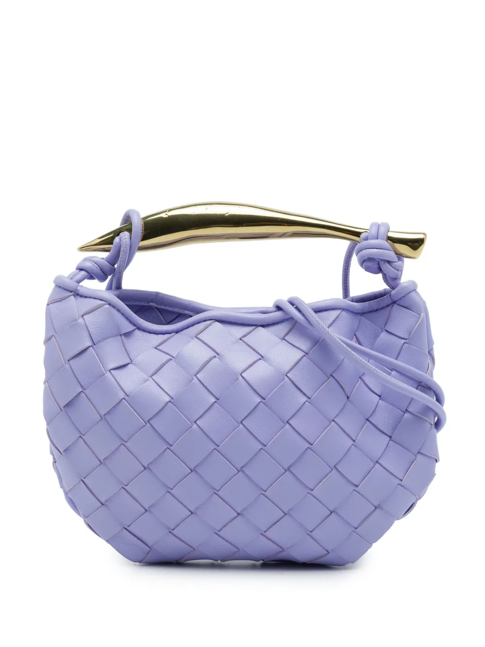 Bottega Veneta Pre-Owned 2012-2026 Baby Lambskin Intrecciato Sardine Bag satchel - Violett
