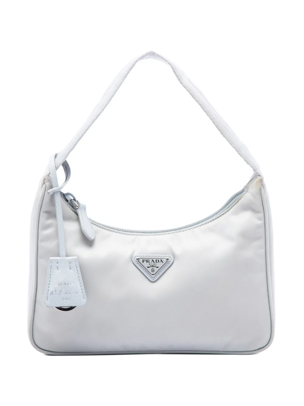 Prada Pre-Owned 2013-2026 Mini Tessuto Re Edition 2000 shoulder bag - Grigio