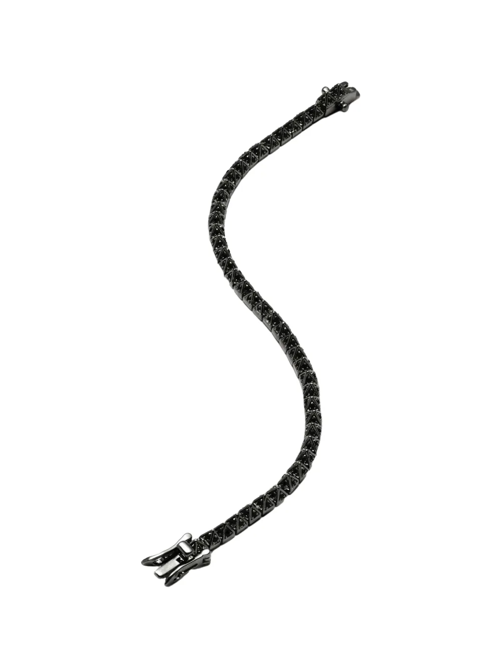 Eddie Borgo Pavé Pyramid Tennis bracelet - Argento