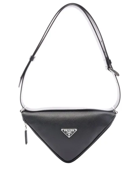 Prada Pre-Owned 2013-2026 Saffiano Triangle Logo crossbody bag