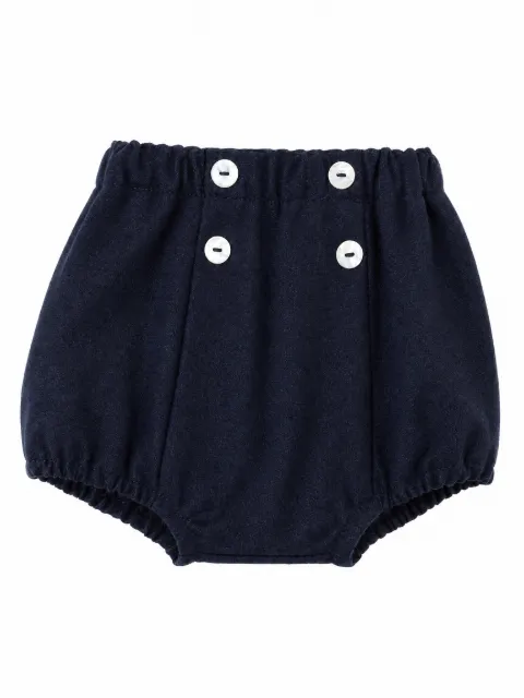 Mariella Ferrari button-decorated bloomer shorts