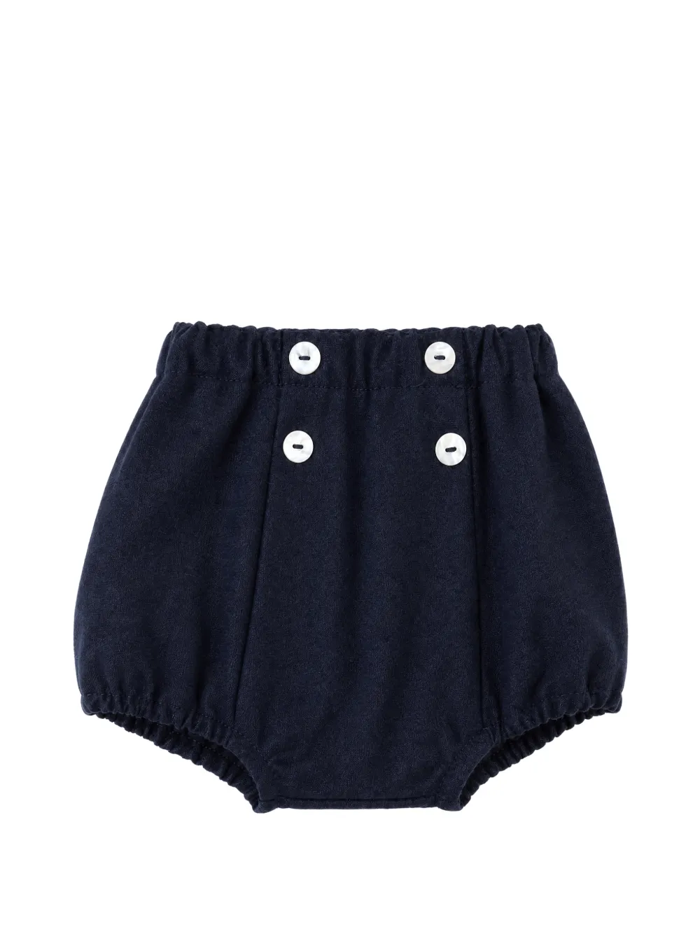 Mariella Ferrari button-decorated bloomer shorts - Blu