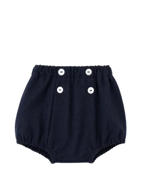 Mariella Ferrari button-decorated bloomer shorts