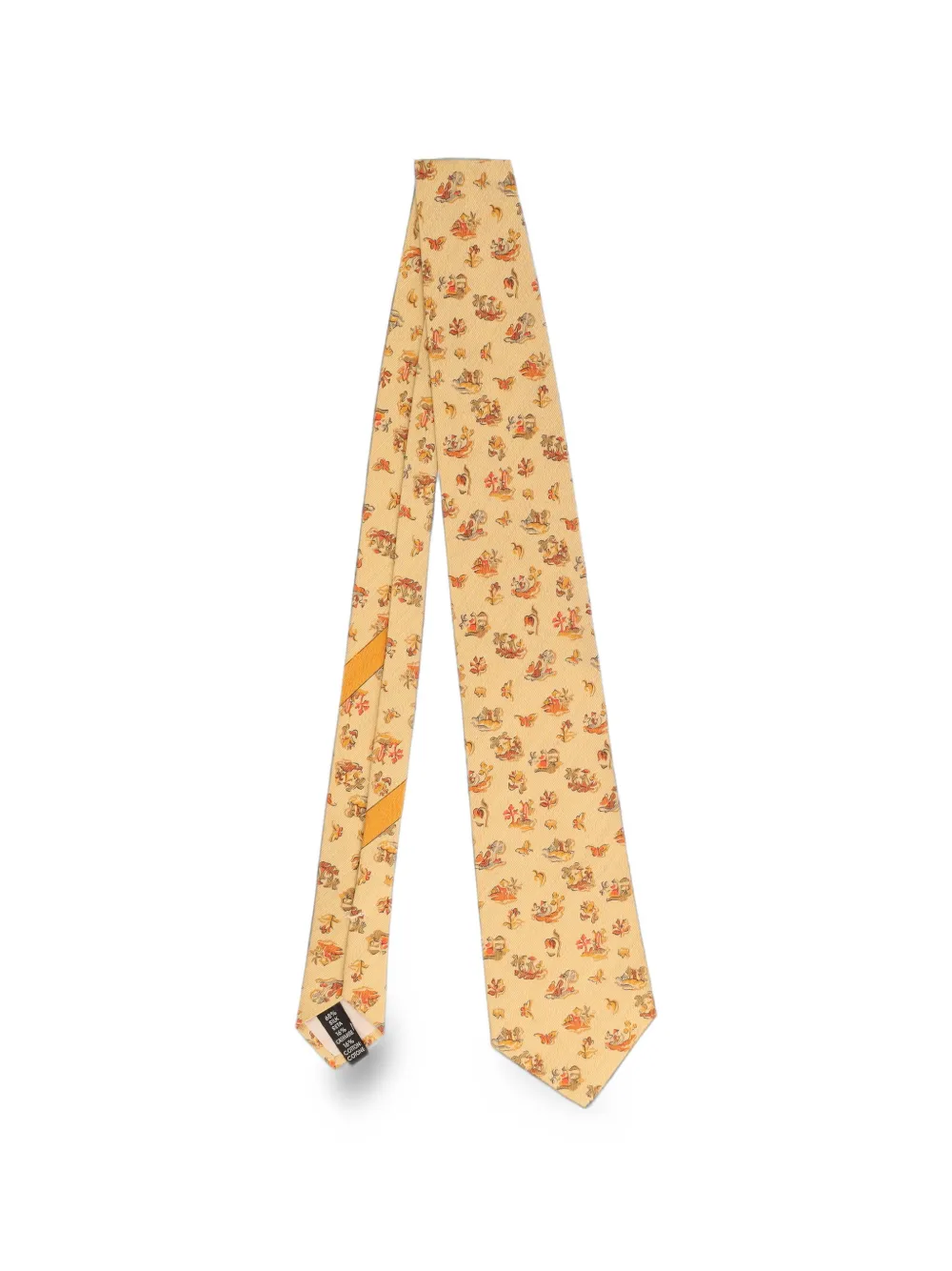 Ferragamo Pre-Owned graphic-print tie - Giallo