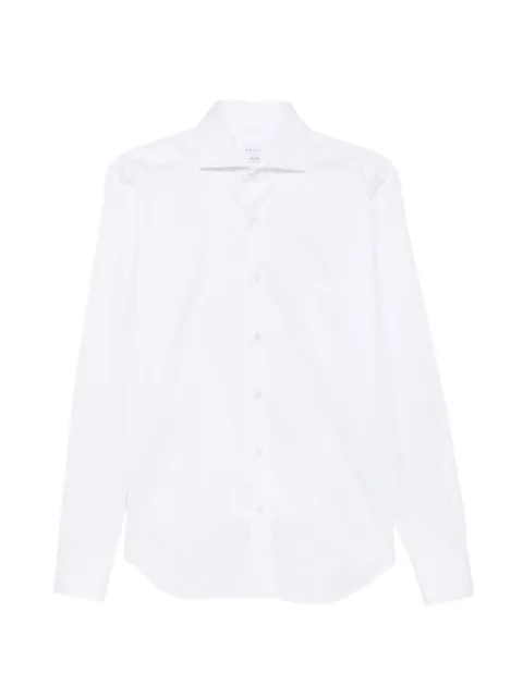 Orian spread-collar slim-fit shirt