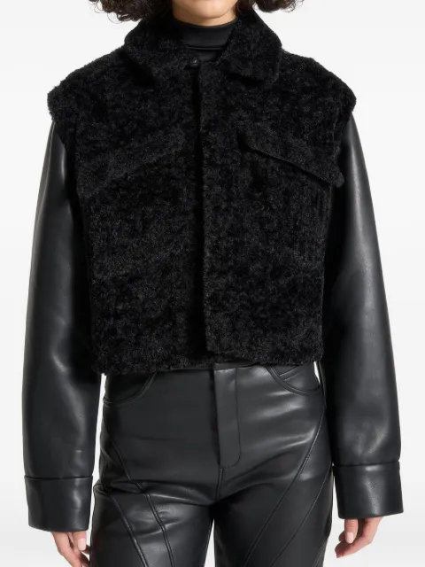 Manière De Voir plush jacket with sleeves