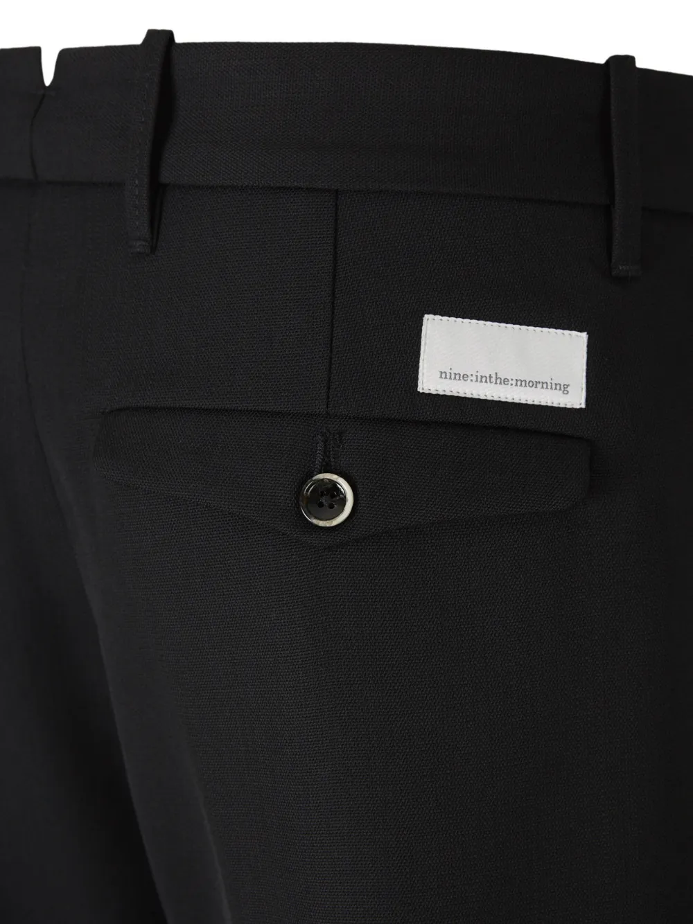 Nine In The Morning straight-leg trousers Zwart