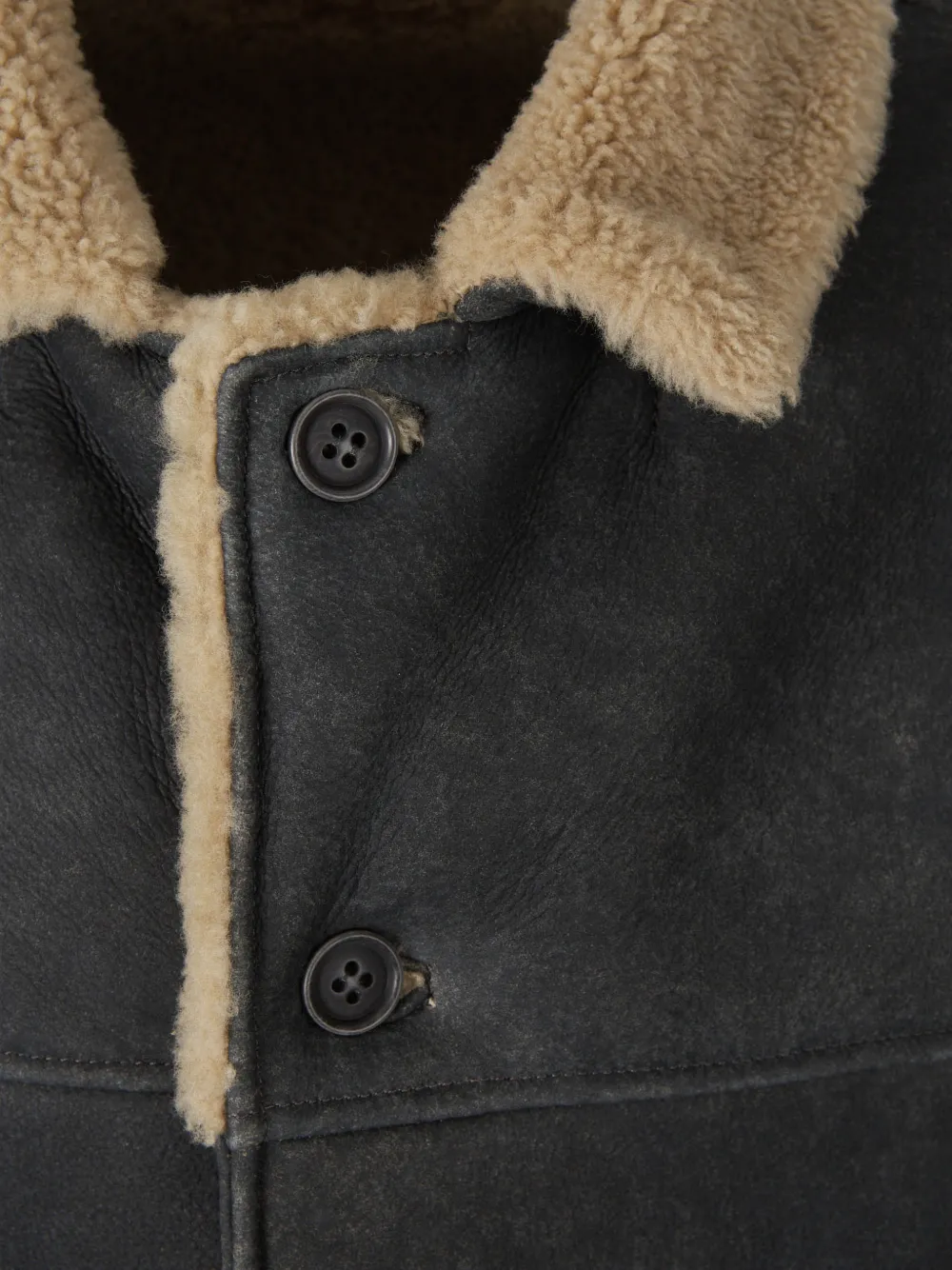 Salvatore Santoro sheepskin jacket Grijs