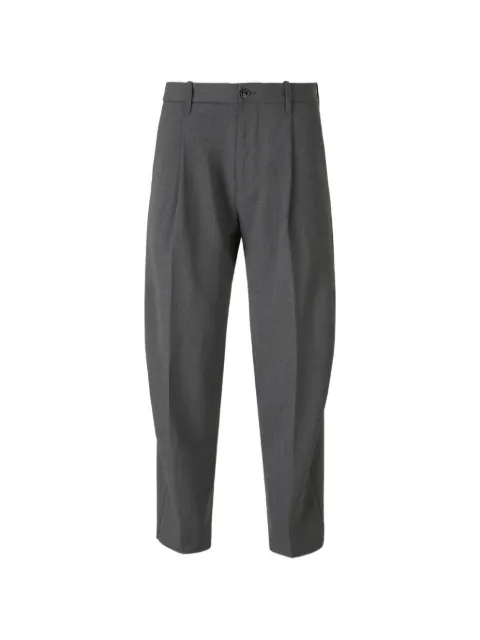 Nine In The Morning pleated-detail cropped trousers