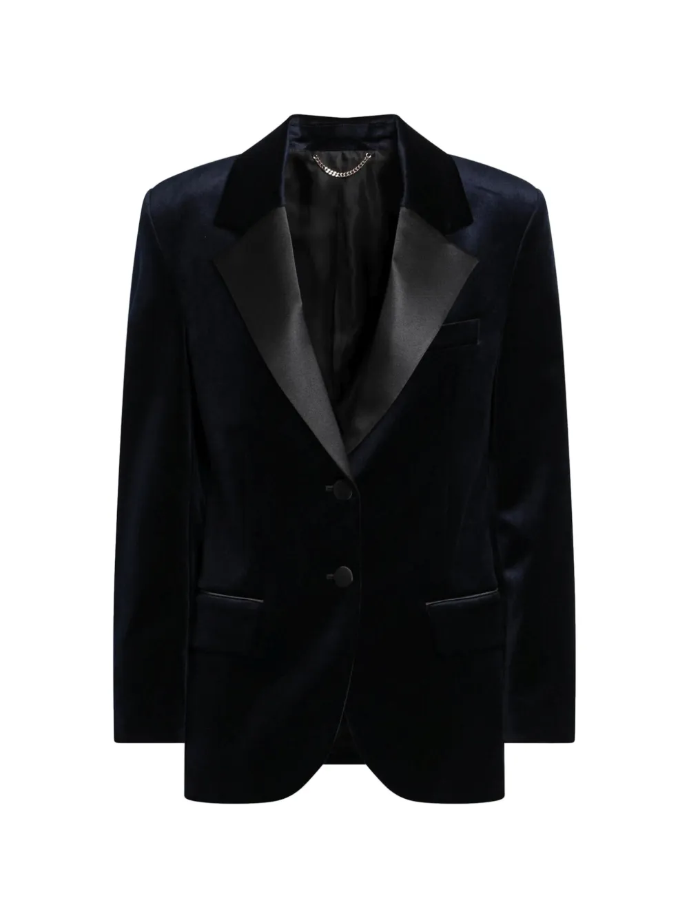 Victoria Beckham Camilla Blazer aus Samt - Blau