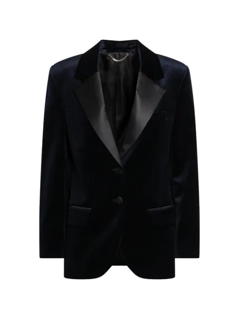 Victoria Beckham blazer Camilla de terciopelo con botón
