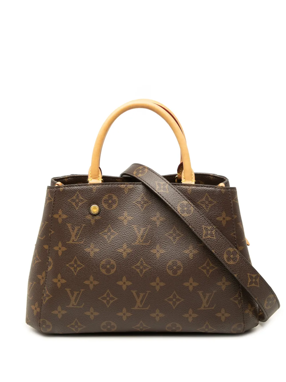 Louis Vuitton Pre-Owned 2016 Monogram Montaigne BB satchel - Braun