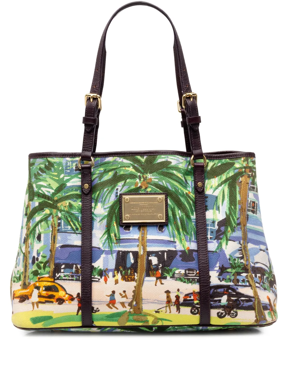 Louis Vuitton Pre-Owned 2011 Ailleurs Cabas Promenade PM tote bag - Blue