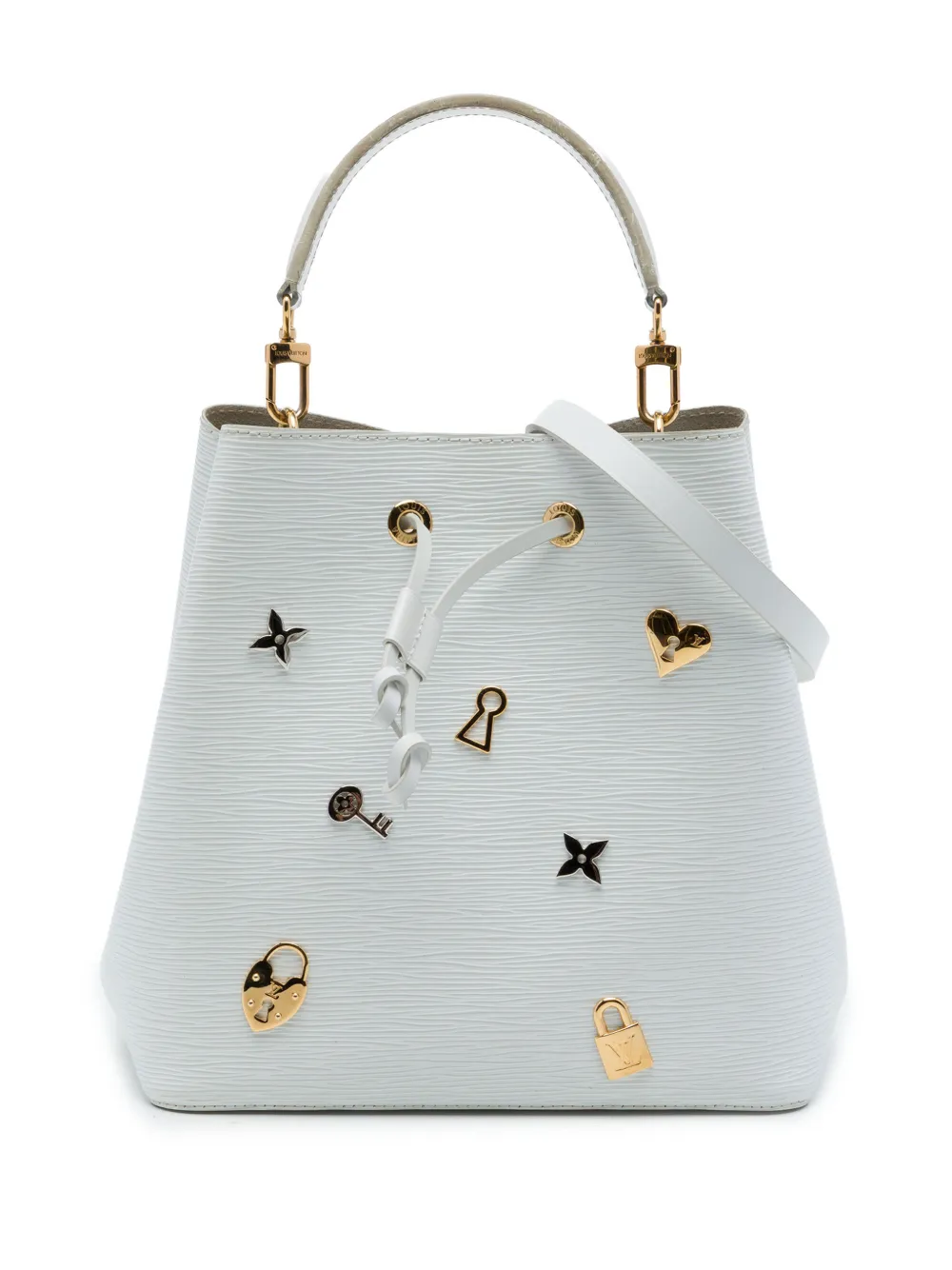 Louis Vuitton Pre-Owned 2018 Epi Love Lock Neonoe satchel - Bianco