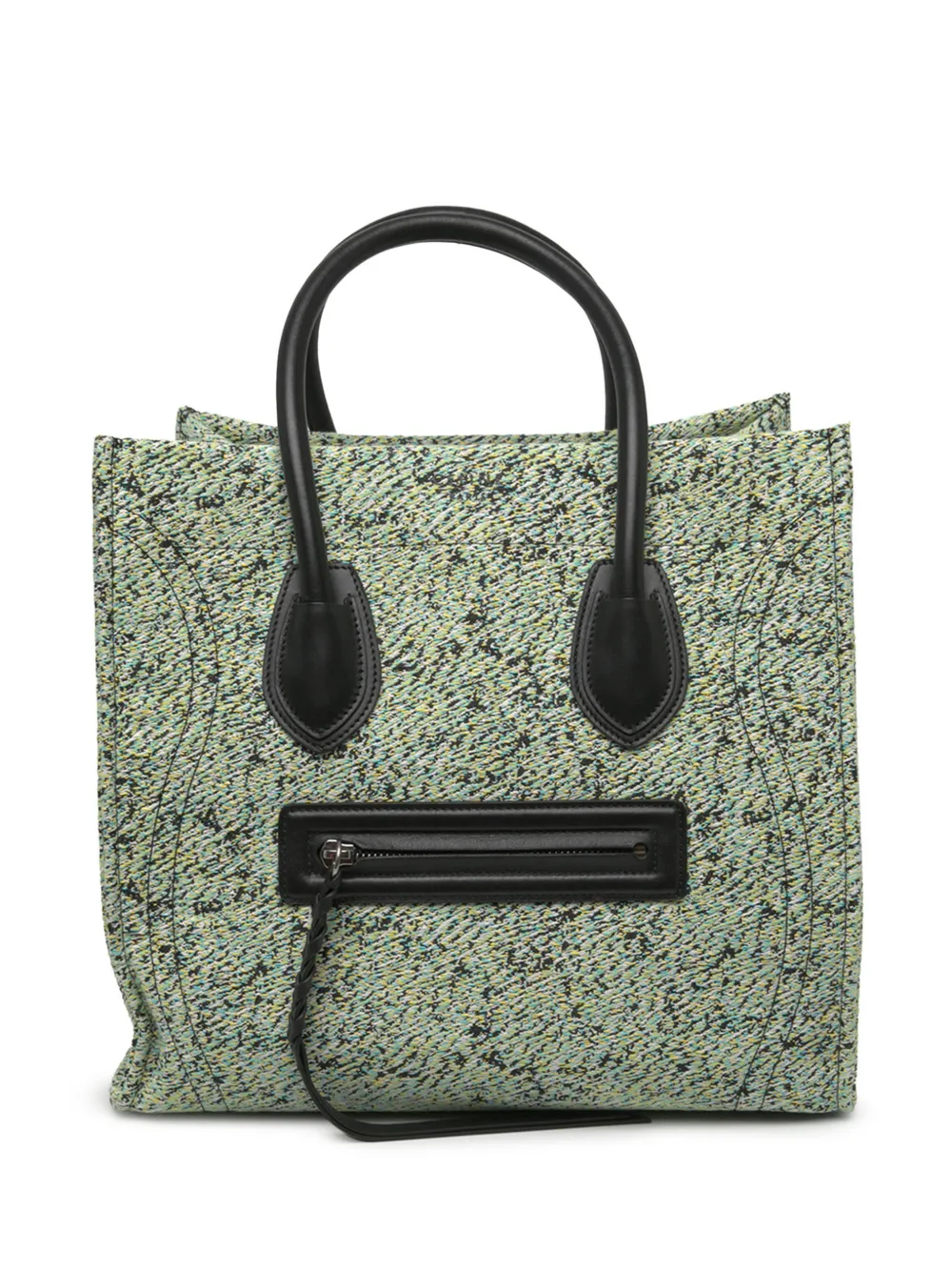Celine Pre-Owned 2017 Medium Tweed Phantom Luggage tote bag - Green