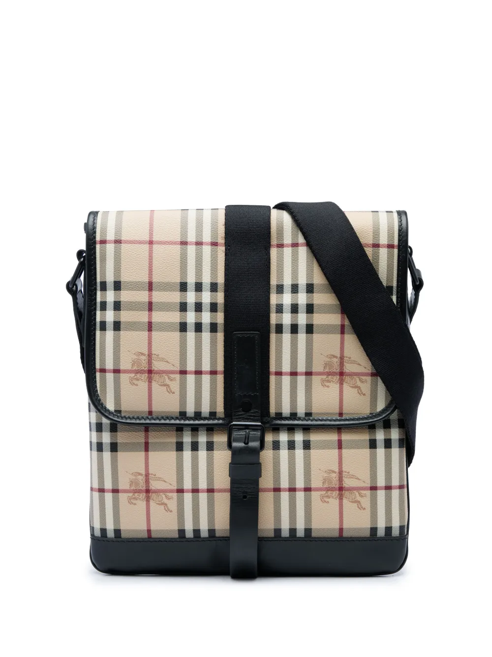 Burberry Pre-Owned 2000-2017 Haymarket Check Coated Canvas crossbody bag - Neutrals