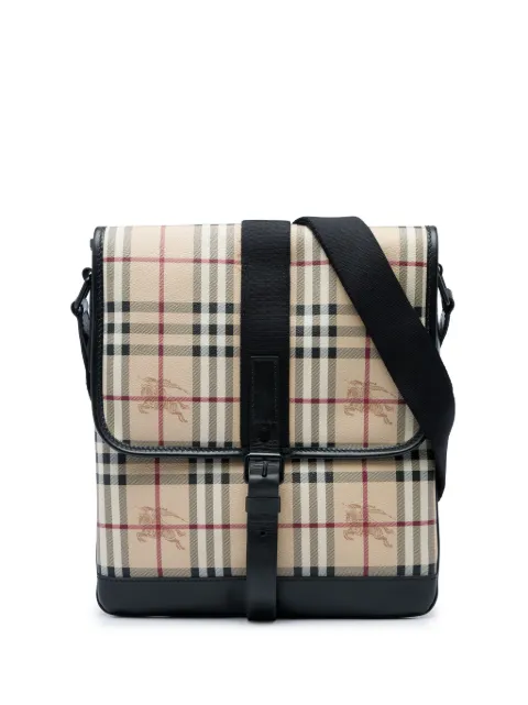 Burberry Pre-Owned 2000-2017 Haymarket Check Coated Canvas crossbody bag