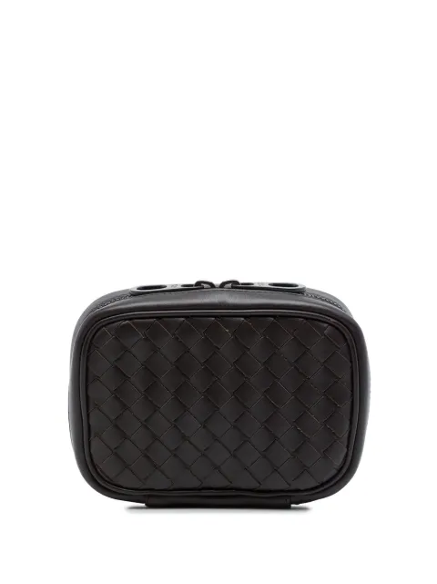 Bottega Veneta Pre-Owned 2012-2026 Calfskin Intrecciato Cufflinks Case
