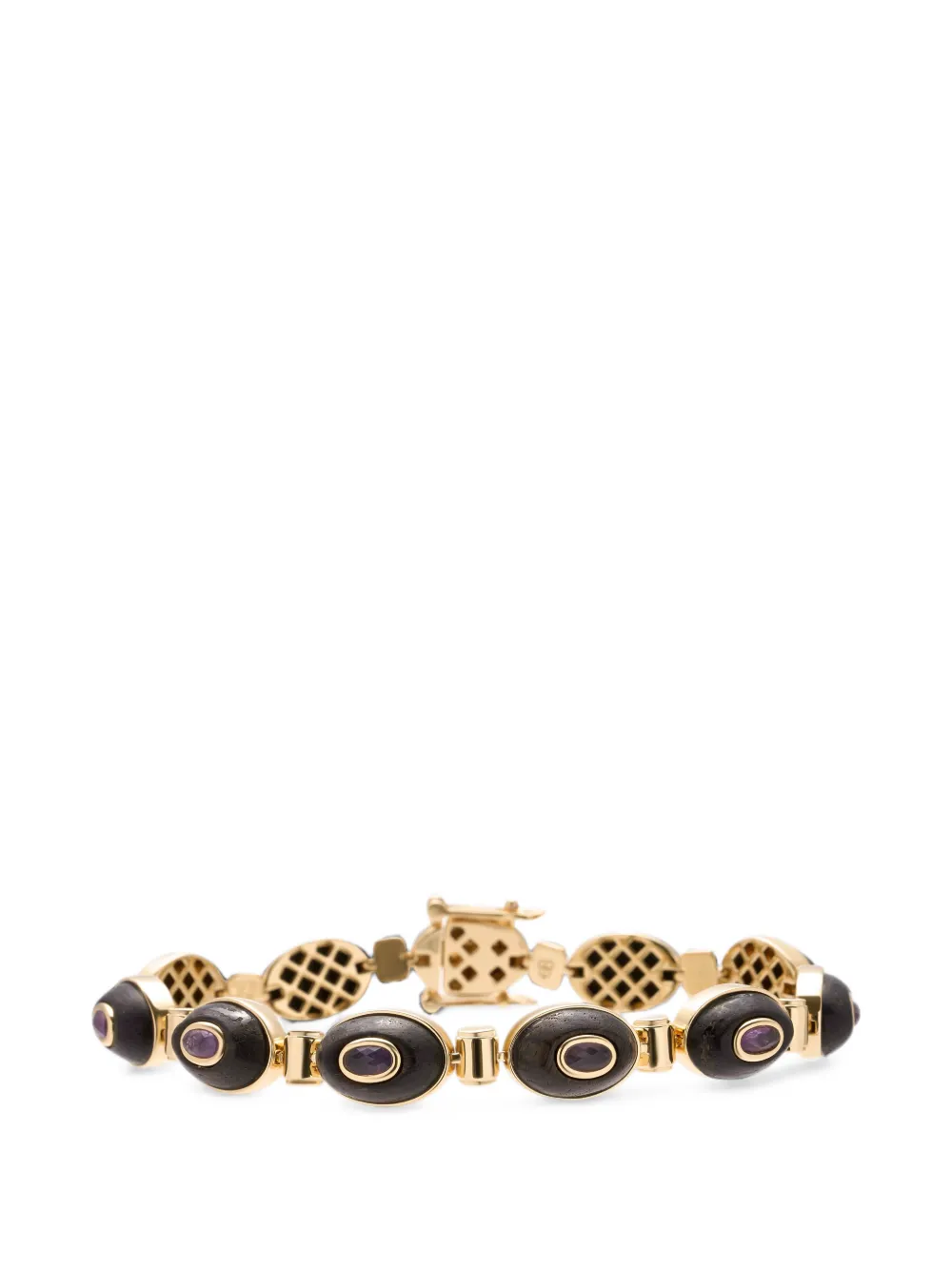 Eddie Borgo bracelet Callie serti d’ébène et d’améthyste