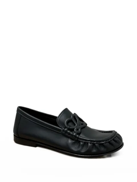 LOEWE mocasines Double L de piel de becerro