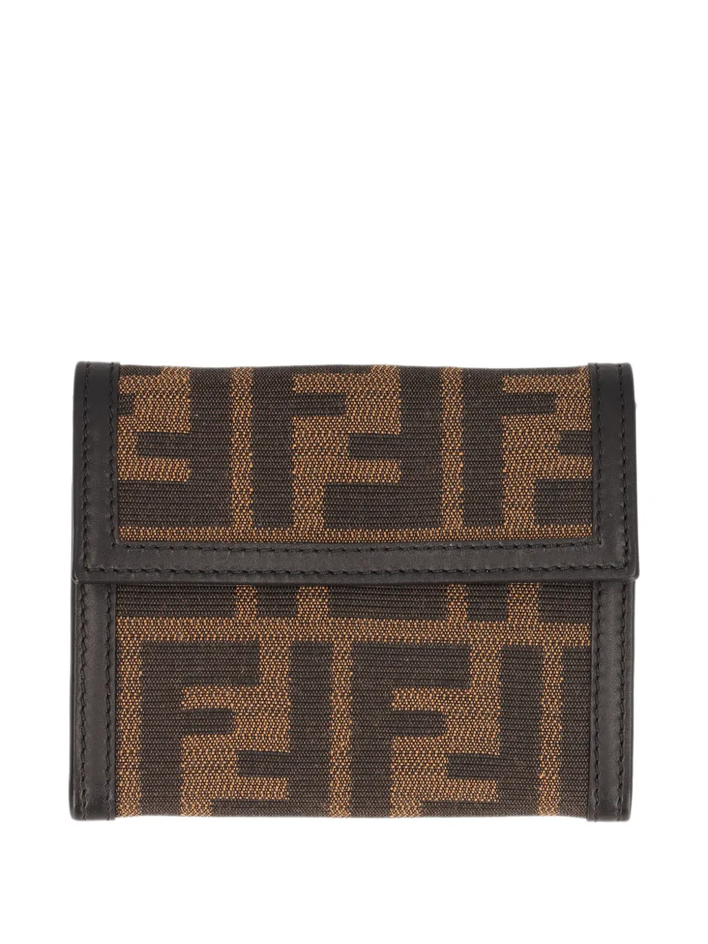 Fendi Pre-Owned Zucca canvas wallet - Braun