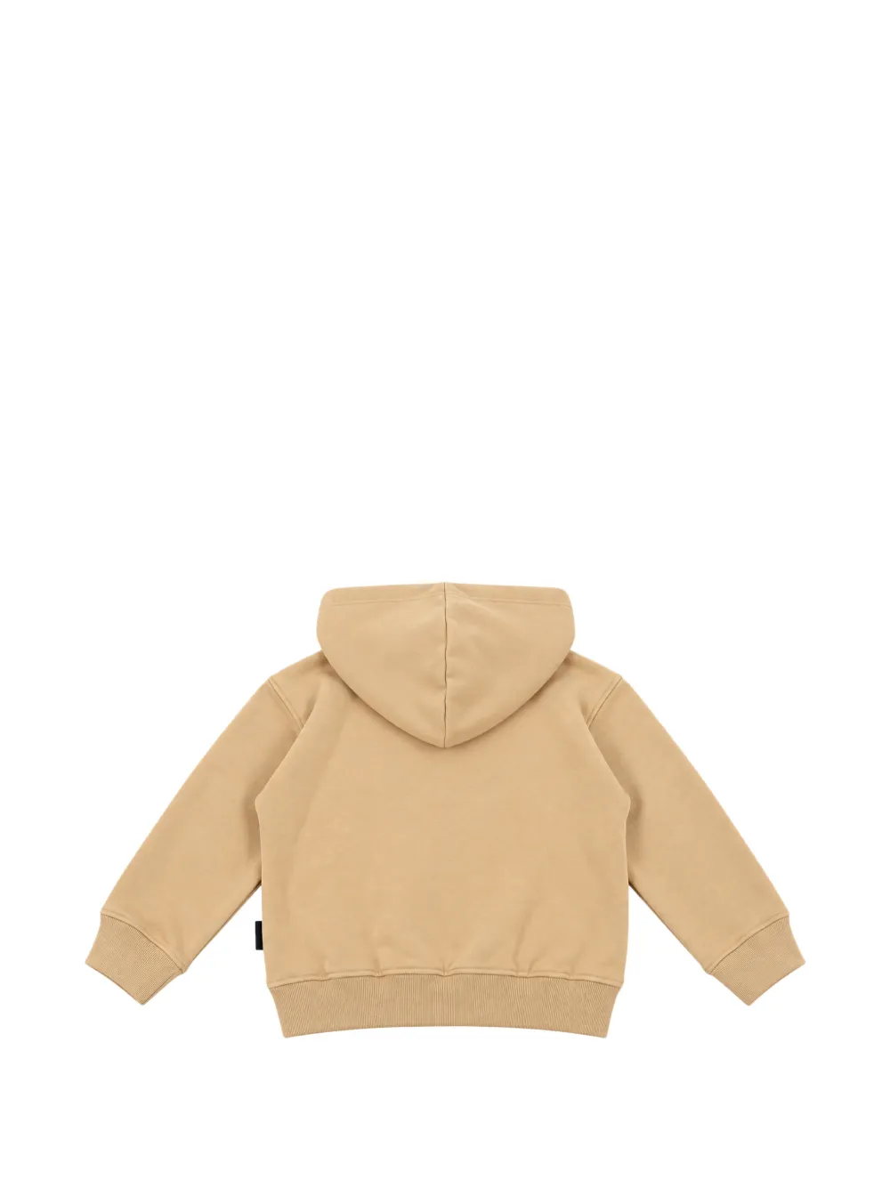 Aspesi Kids logo-print long-sleeve hoodie Beige