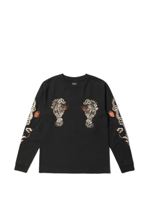 Tailor Toyo Suka dragon-embroidered T-shirt