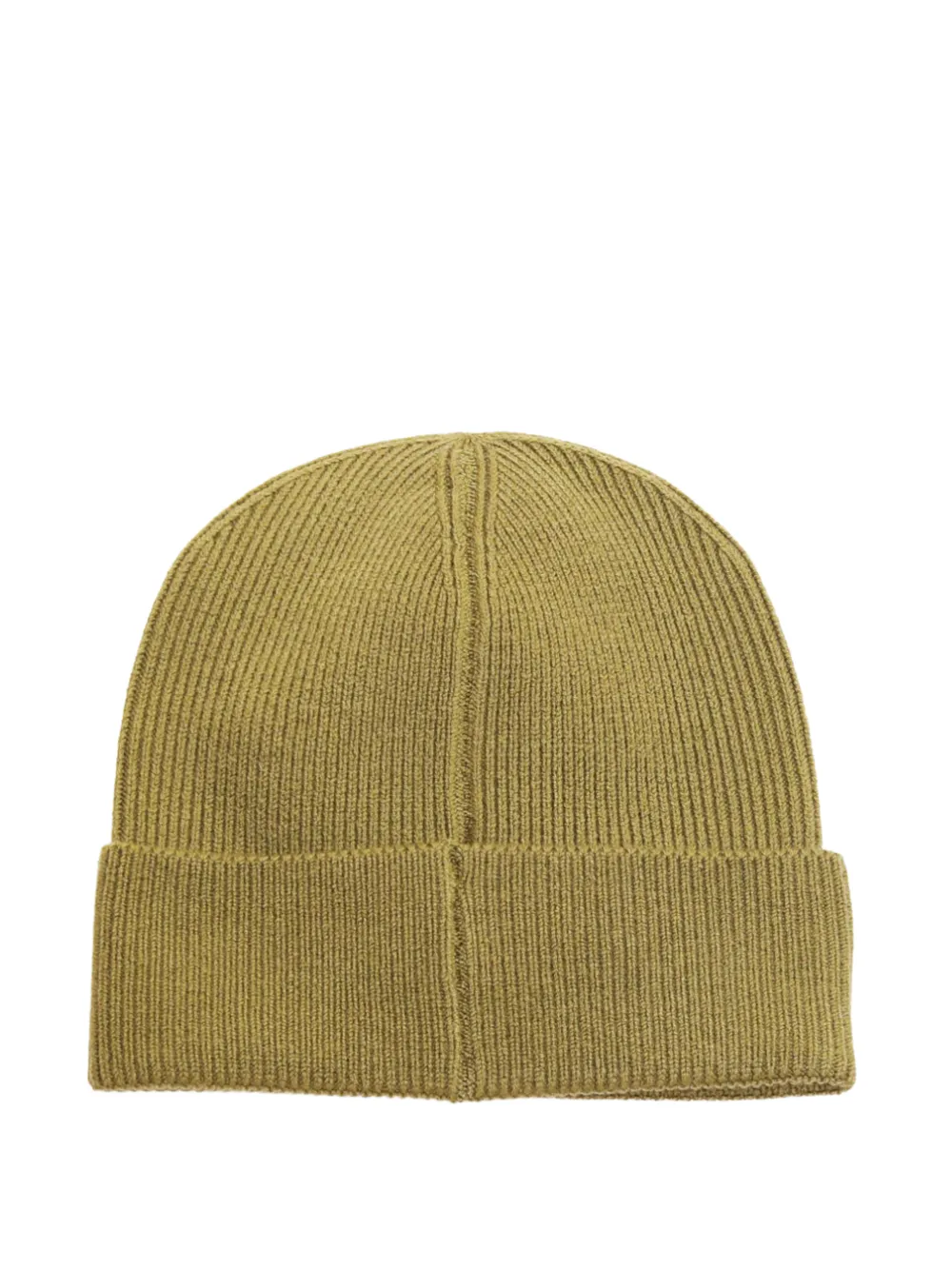 Just Cavalli logo-embroidered ribbed-knit beanie hat Groen