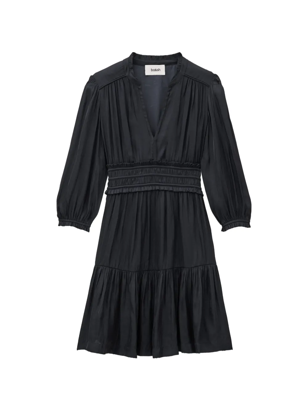 Ba&Sh Cyrilia long-sleeve mini dress Blauw