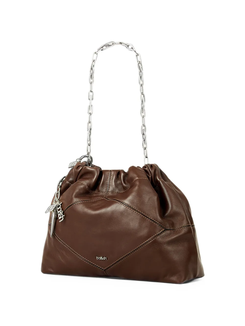 Ba&Sh June leather shoulder bag Bruin