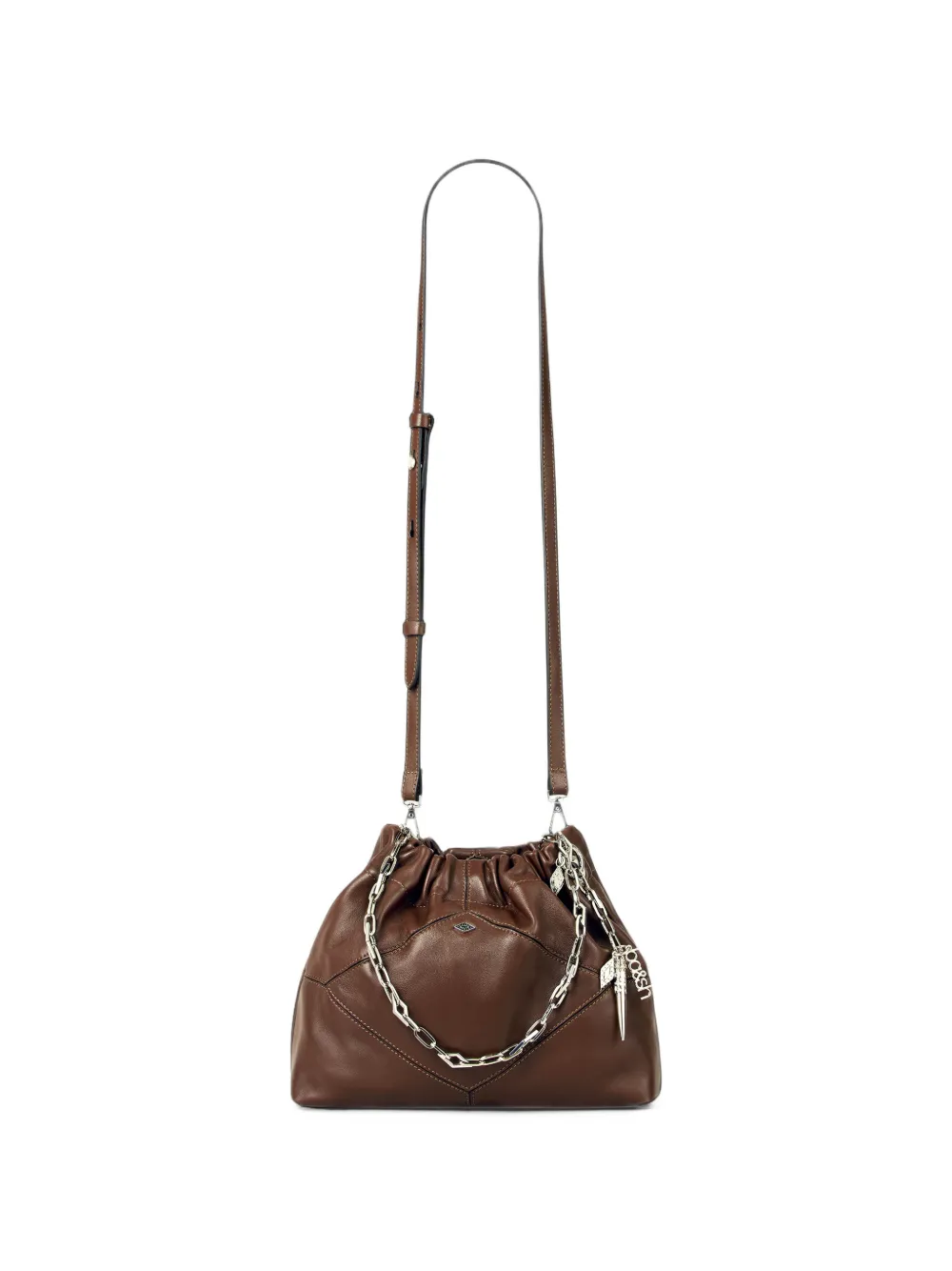 Ba&Sh June leather shoulder bag Bruin