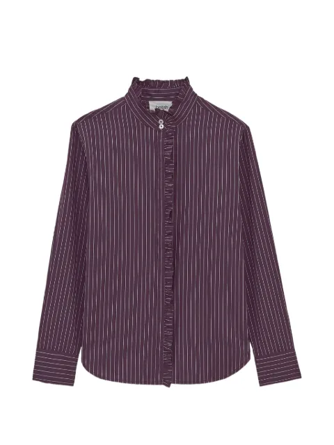 Ba&Sh Elvire ruffled striped shirt