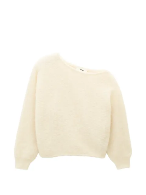 Ba&Sh Suela off-shoulder ribbed-knit sweater