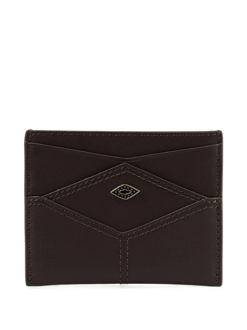 Ba&Sh logo-embossed cardholder - Marrone