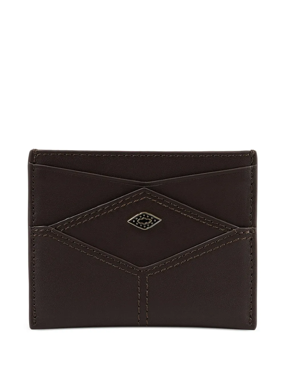 Ba&Sh logo-embossed cardholder - Marrone
