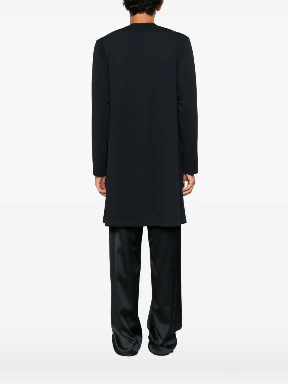 Comme des Garçons Homme Plus layered-detail long-sleeve T-shirt Zwart