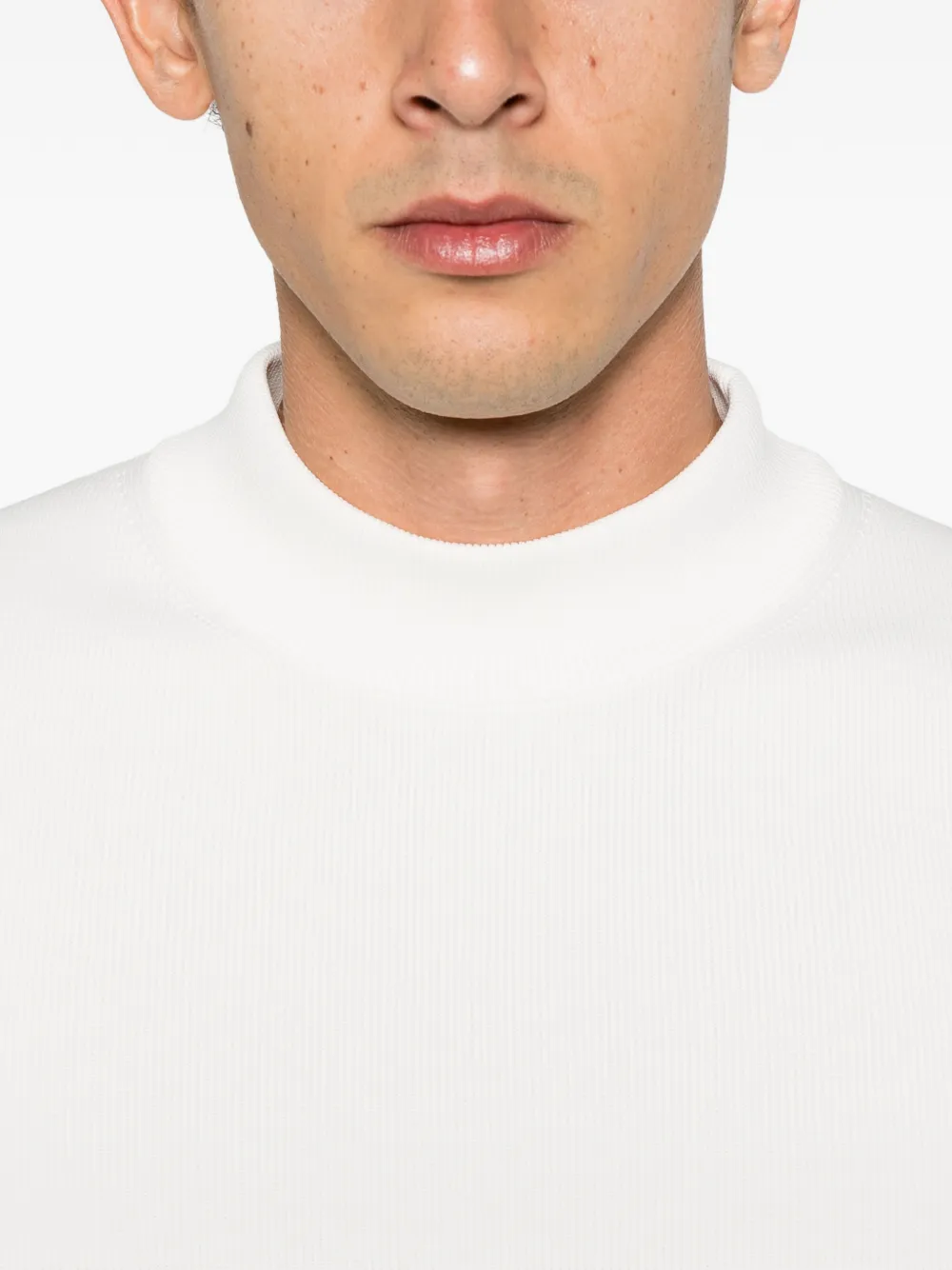 Jil Sander Geribde trui Wit