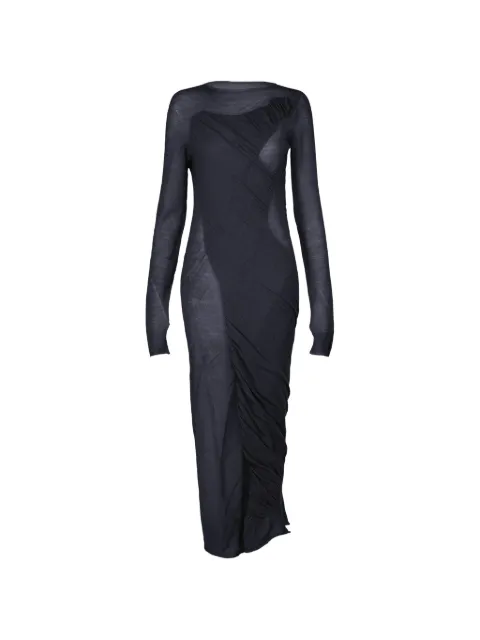 Issey Miyake vestido largo Hug drapeado