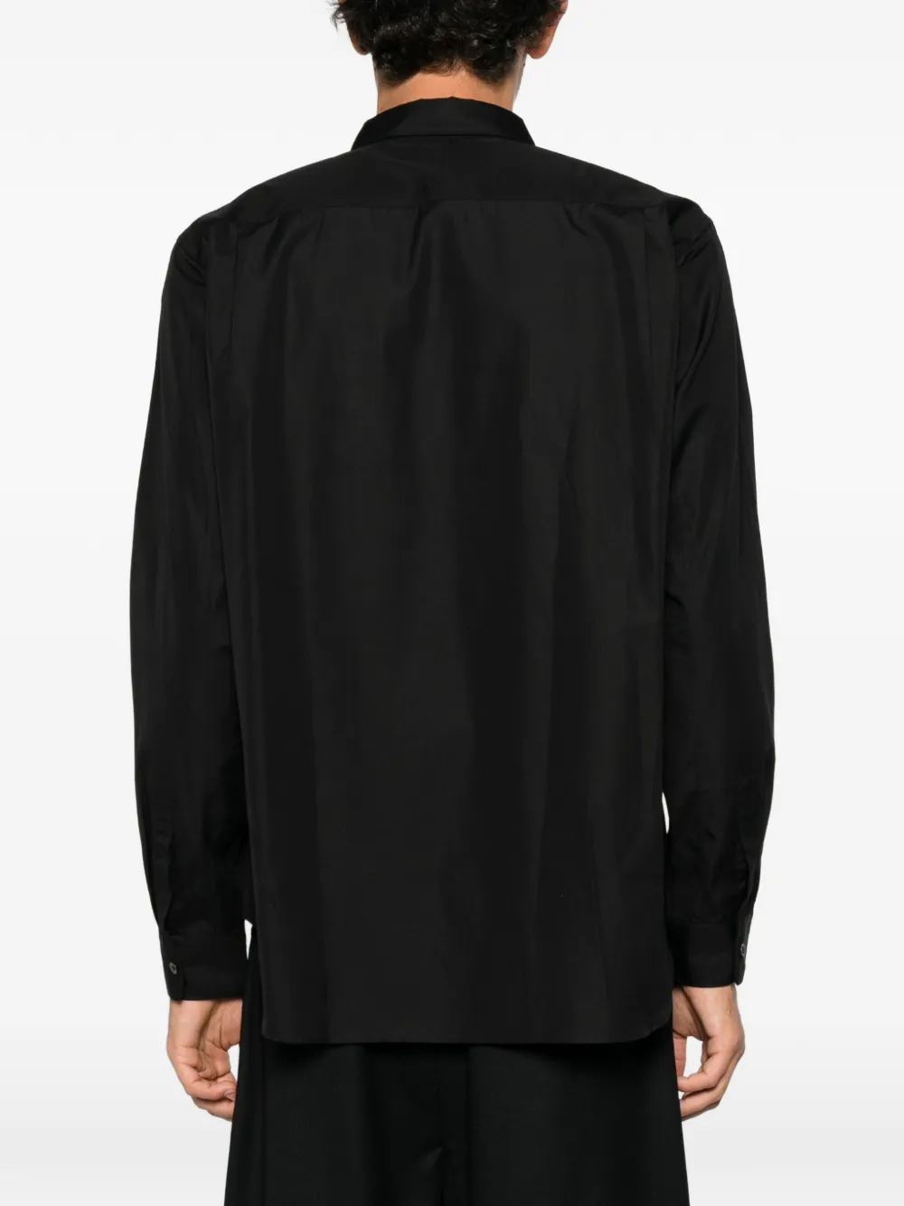 Comme des Garçons Homme Plus chest-pocket shirt Zwart